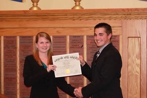 Alpha Phi Sigma Induction